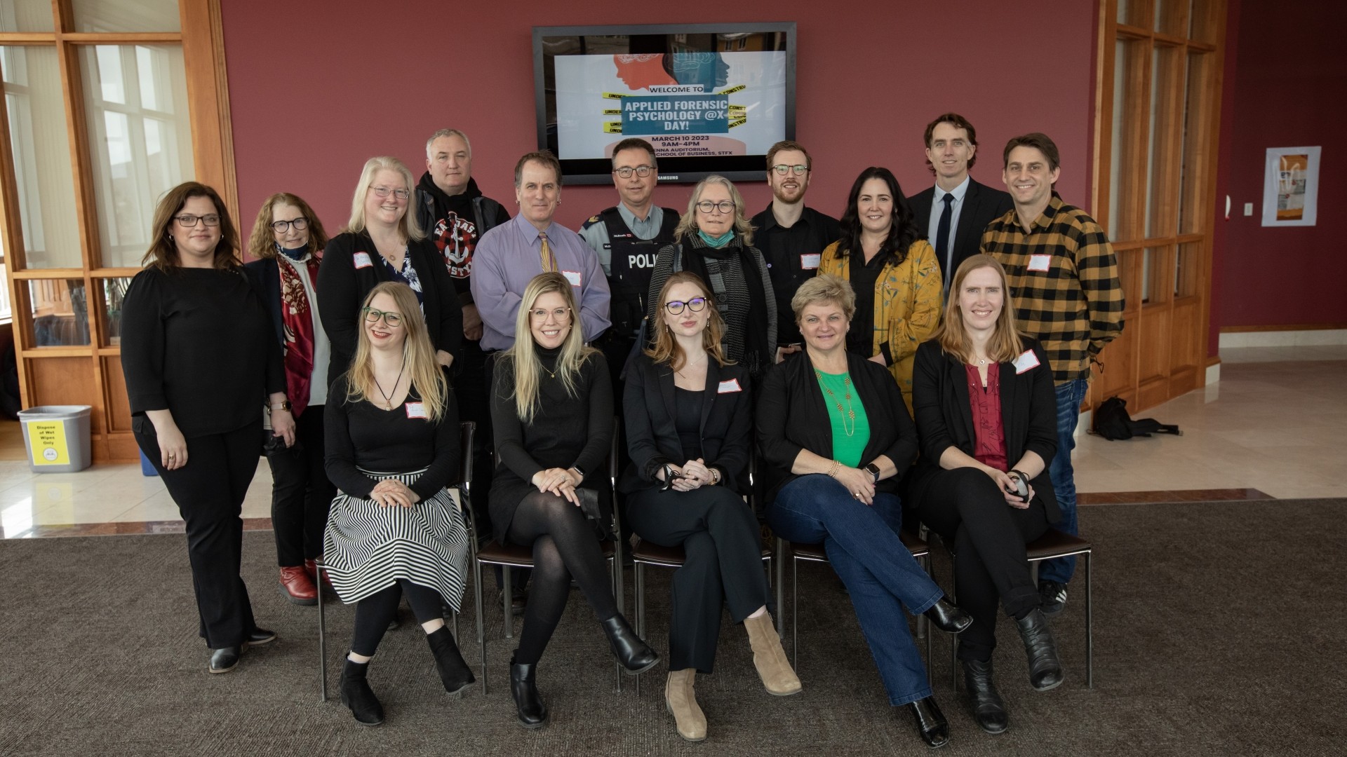 Applied Forensic Psychology faculty and friends at StFX