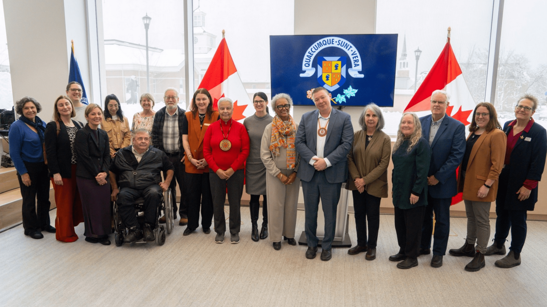 Senior Funding Announcement Group Photo