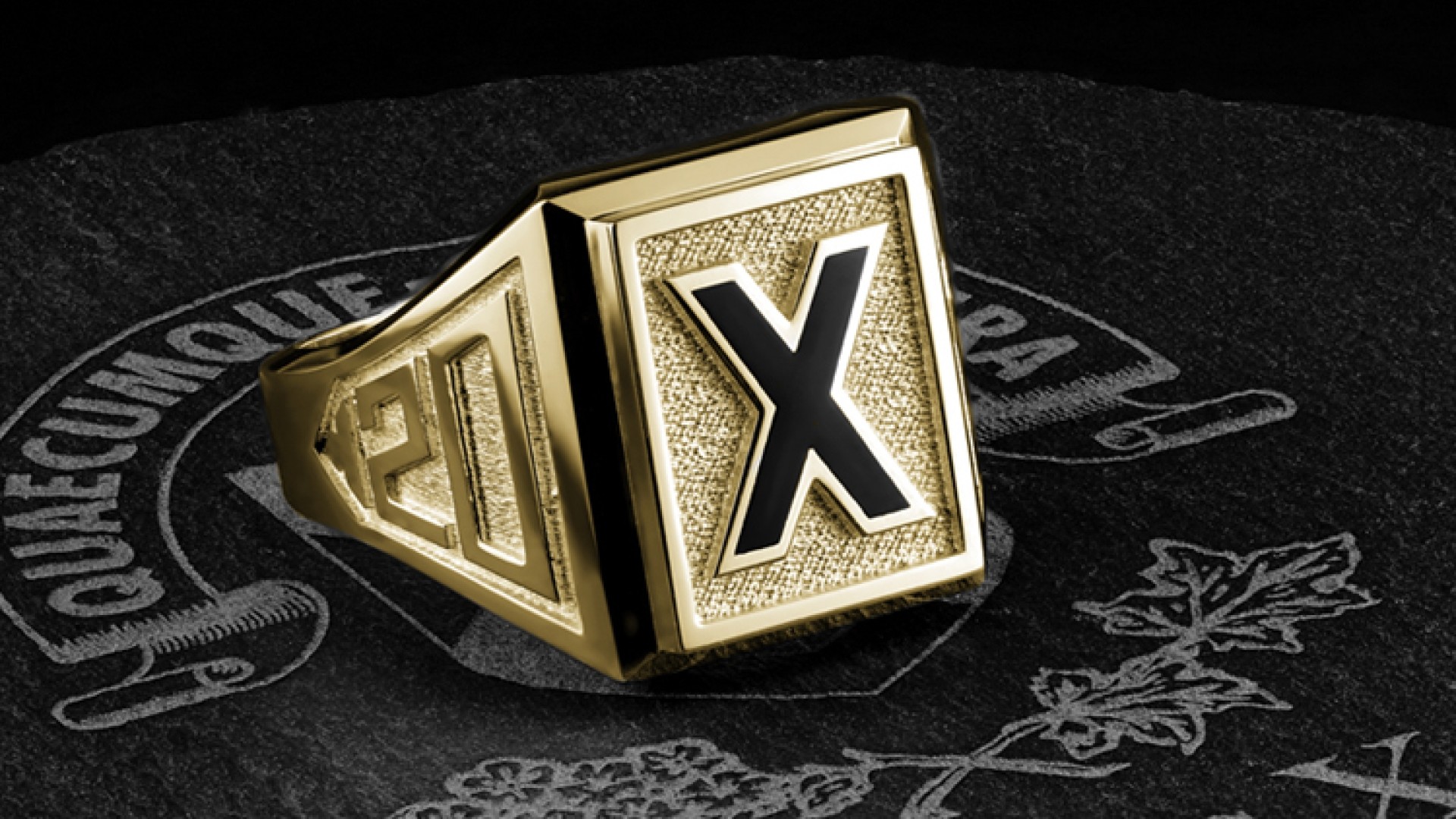 Gold X-Ring