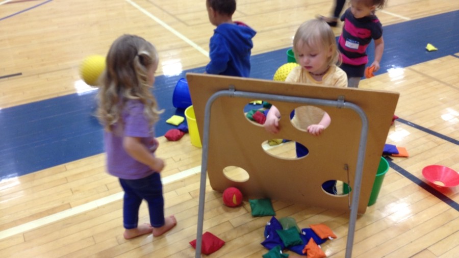 Group of kids playing around