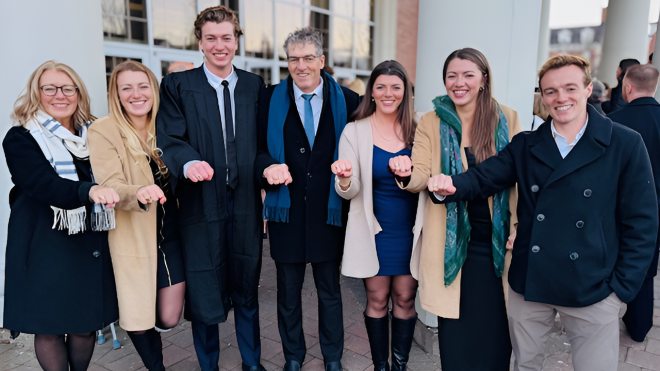 The Brennan Family showing their X-Rings
