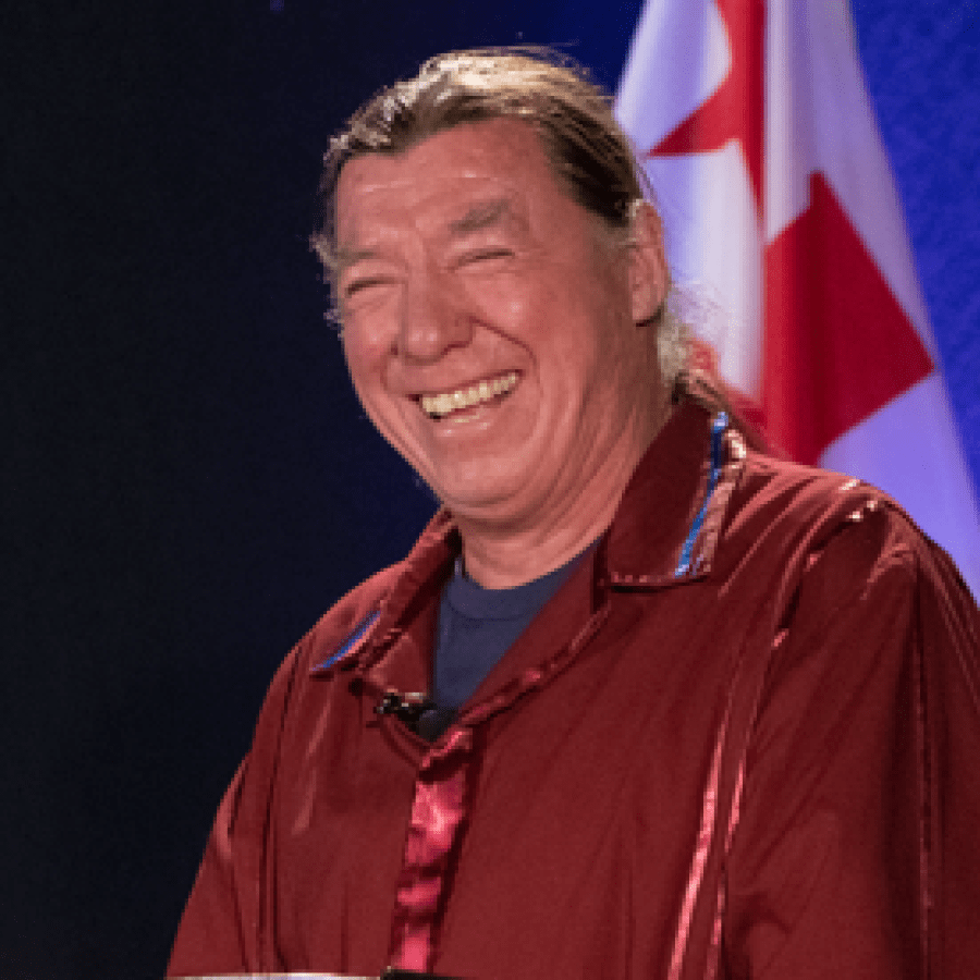 Portrait of person smiling