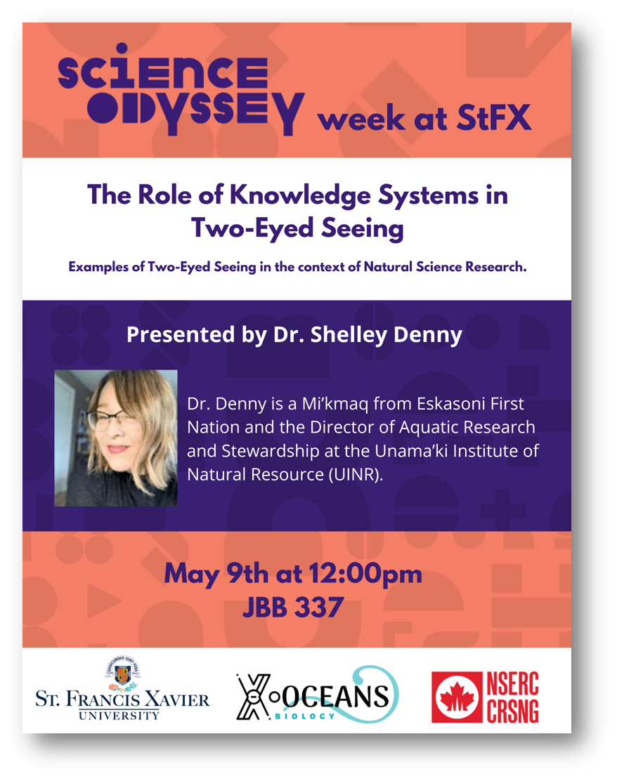 Information flyer for the Science Odyssey event