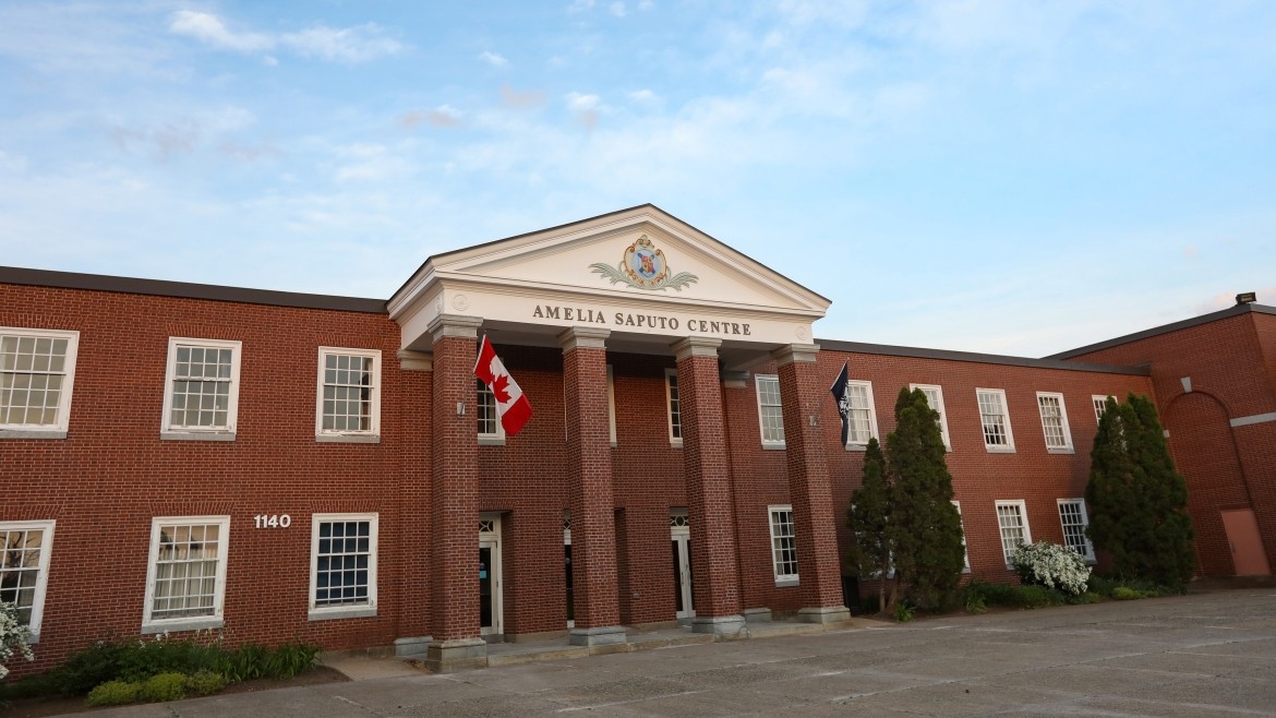 Exterior of the Amelia Saputo Centre