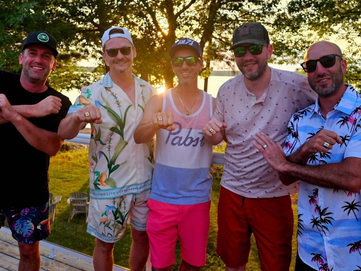 Group of StFX alumni gathered for an informal reunion in New Brunswick