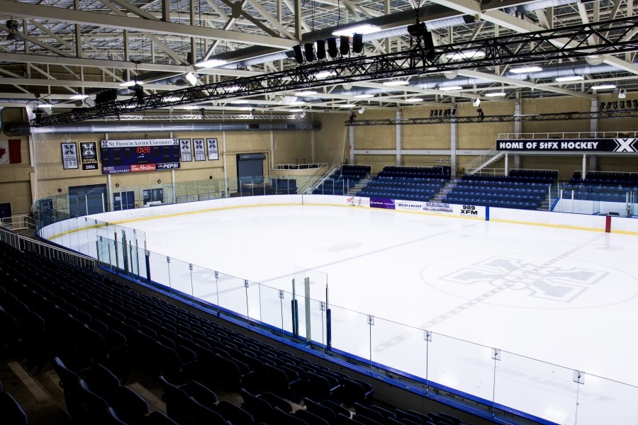 Keating Arena rink