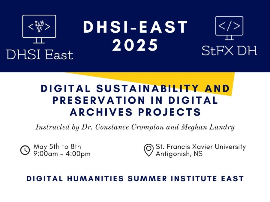 DHSI-East 2025 - Digital Sustainability and preservation