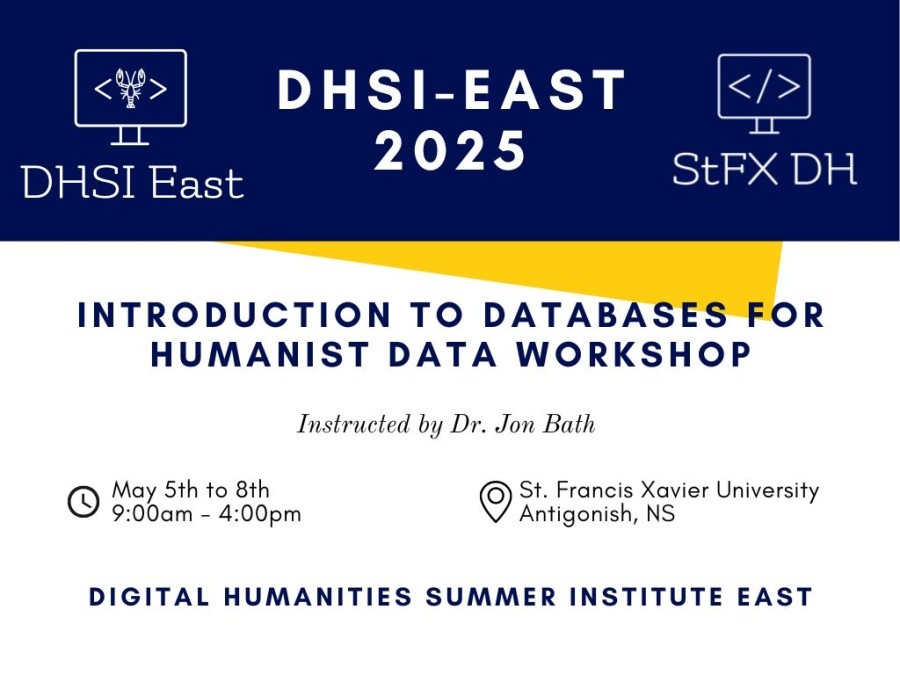 DHSI East Databases Workshop