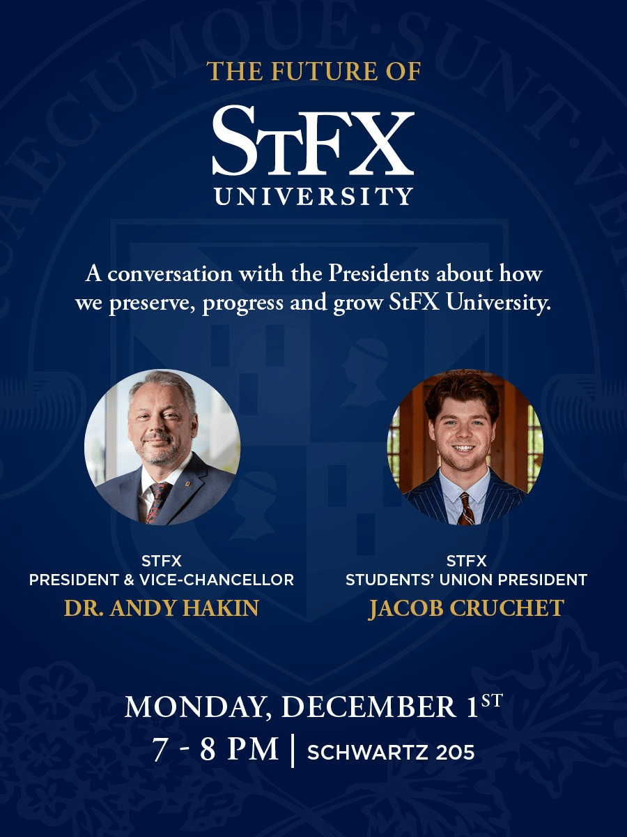Future of StFX - promotional graphic