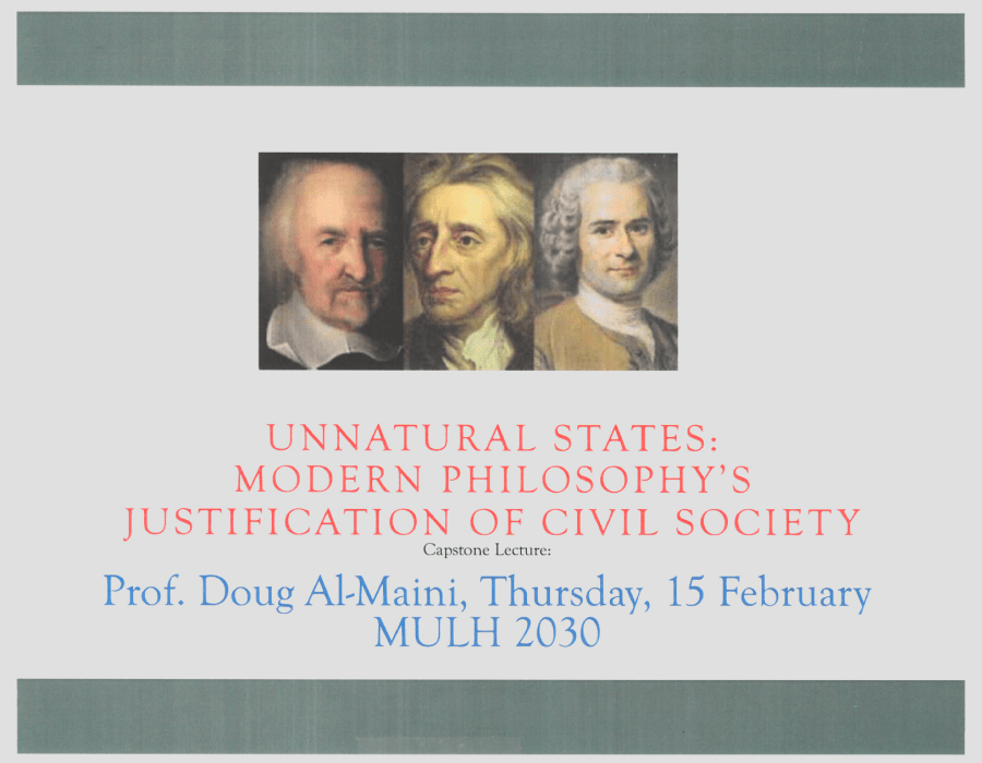 Poster for a Philosophy Lecture