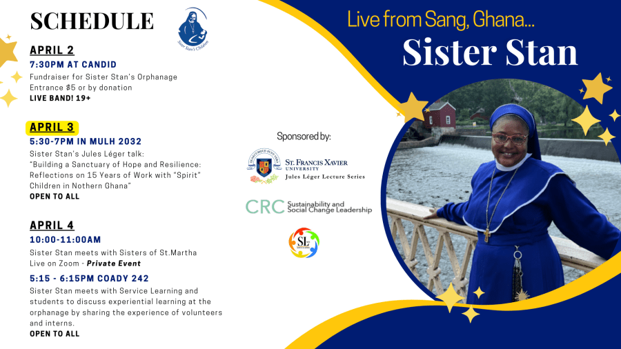 Sister Stan schedule