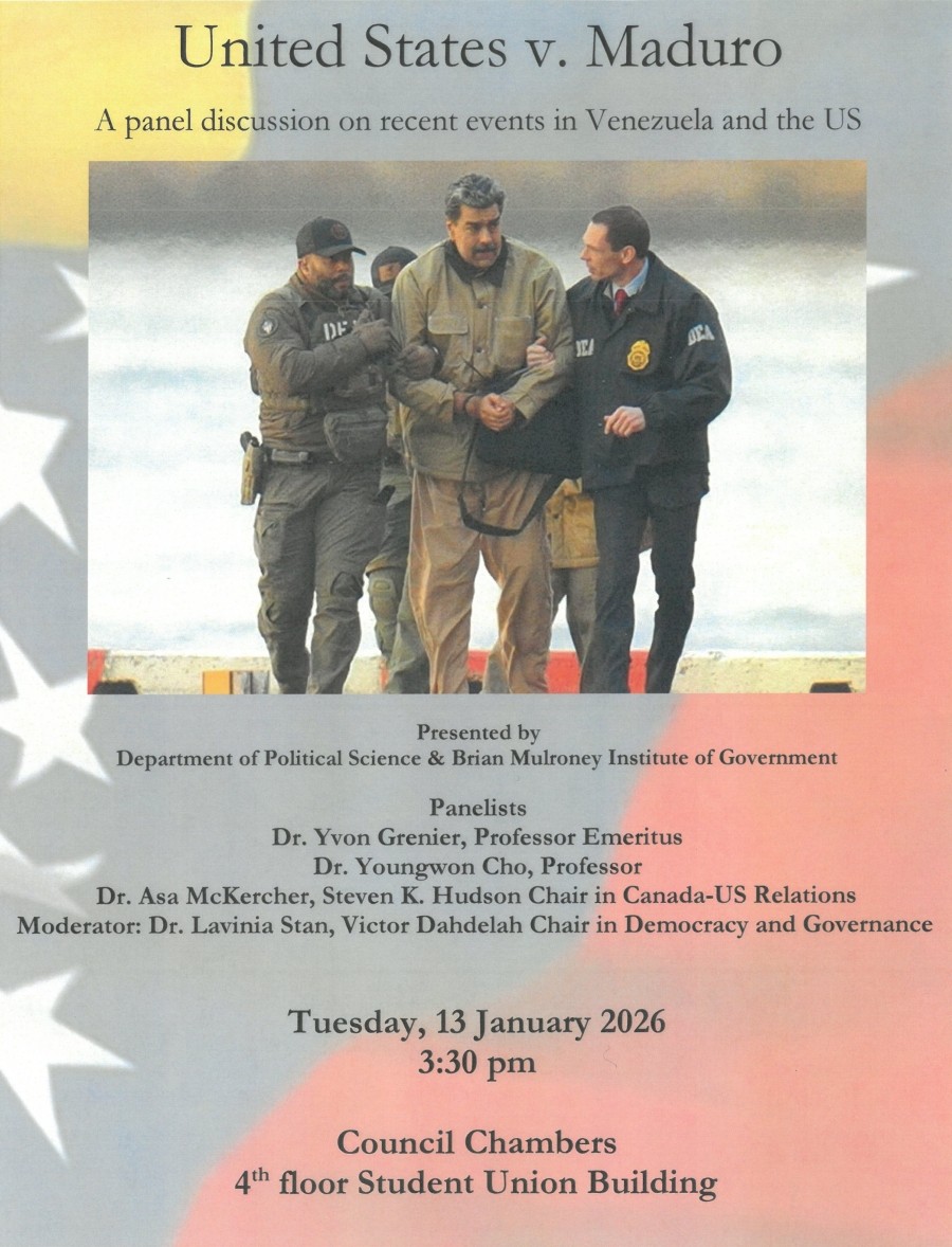 Picture of President Maduro in cuffs with DEA officers
