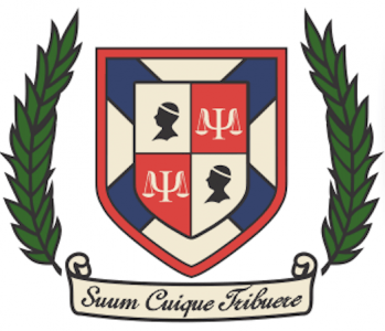 StFX Applied Forensic Society logo: A crest with Latin words