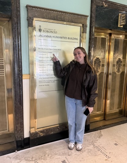 Abby Ives at the UofT