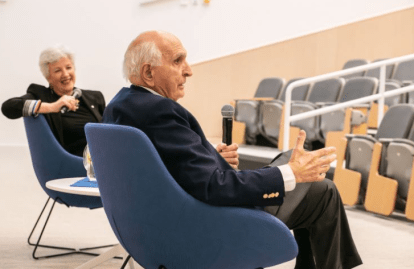 People speaking during the Atlantic Economic Forum