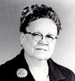Black and white lady's photo